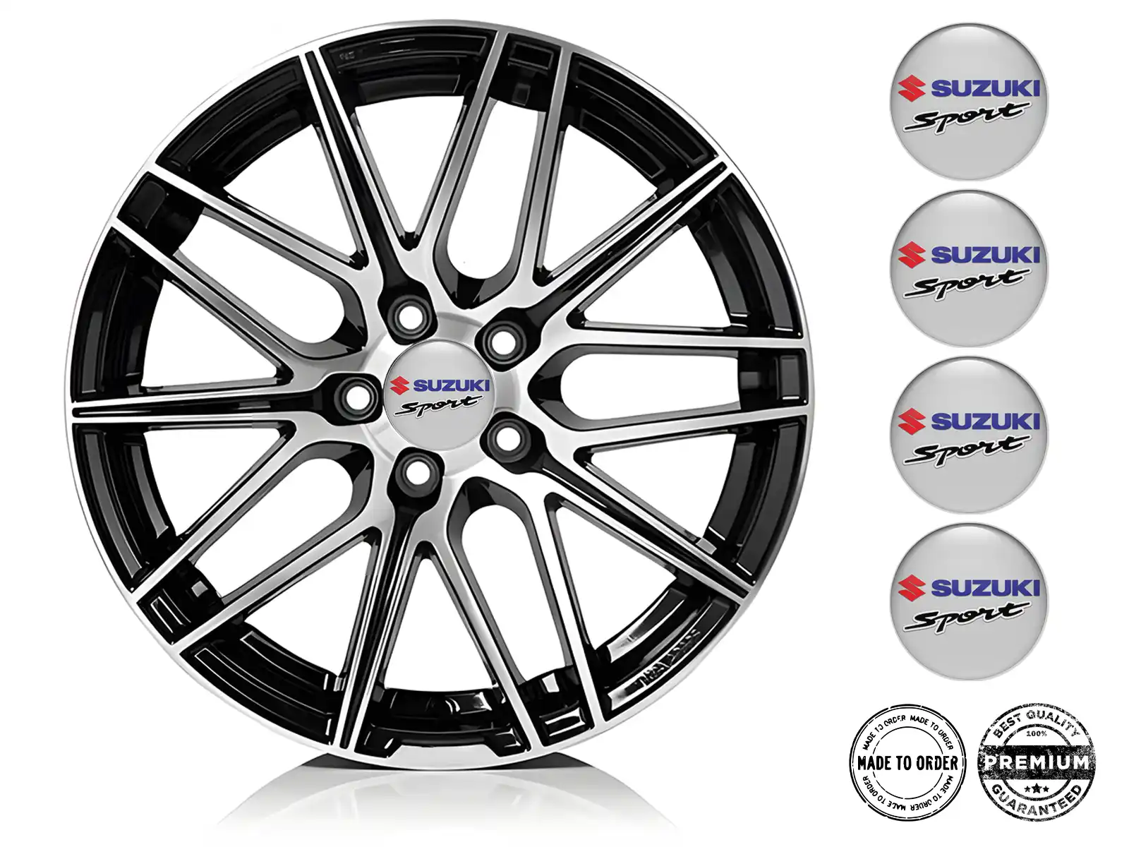 Suzuki Decalcomania Ruota Stile Badge Cupola Lusso
